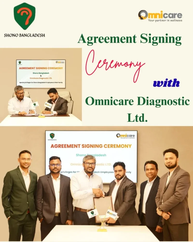 A landmark day for Shono Bangladesh and Omnicare Diagnostic Ltd